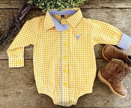 Little yellow store button clothing