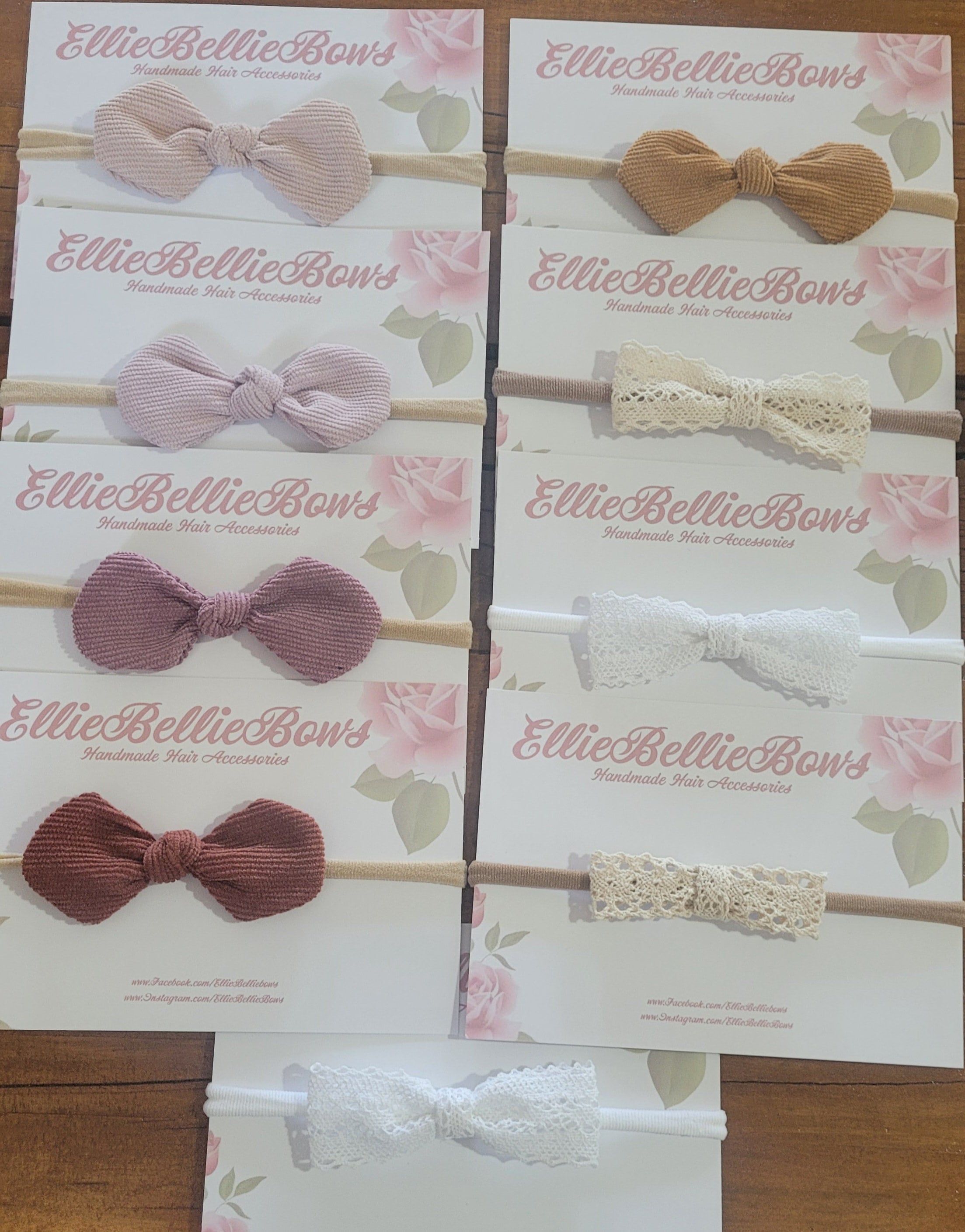 Baby Toddler Headband Bows Ellie Bellie Bows
